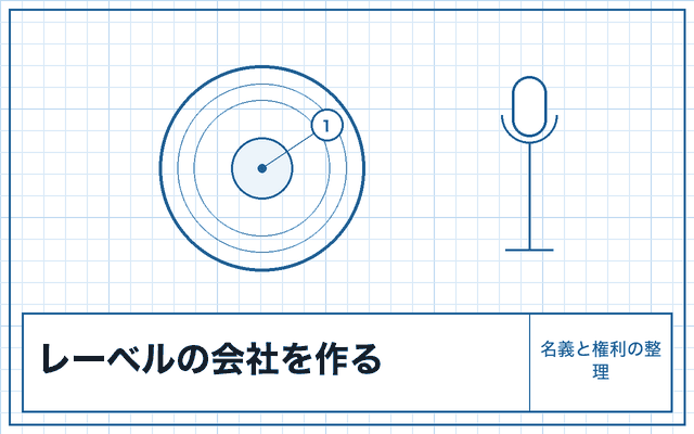 レーベルの会社の作り方（名義と権利の整理）