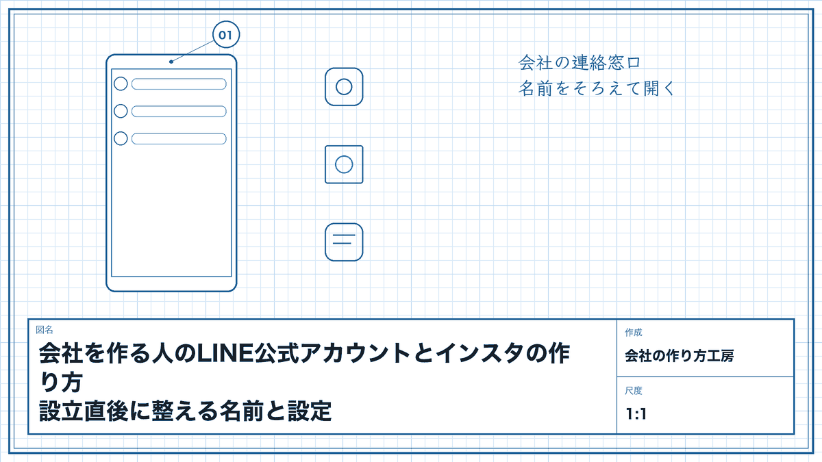 会社を作る人のLINE公式アカウントとインスタの作り方|設立直後に整える名前と設定